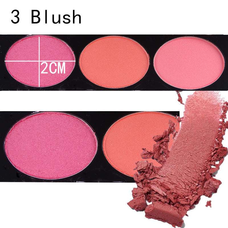 MISS ROSE 144 color 3 color 3 Color Eye shadow blush eyebrow makeup makeup makeup kit special wholesale