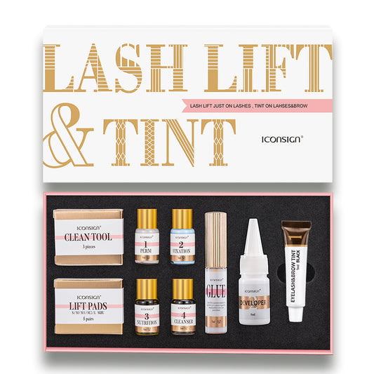 ICONSIGN Lash Lift Eye Lash Eyebrow Dye Tint Kit Lashes Perm Set Brow Lamination Makeup Tools