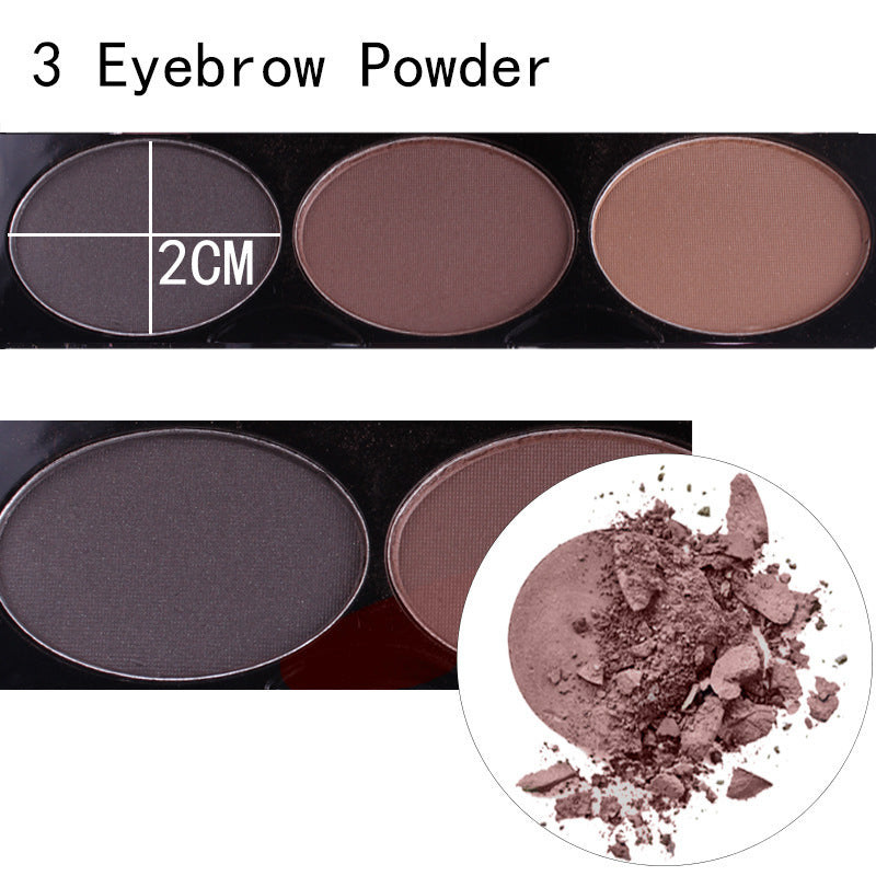 MISS ROSE 144 color 3 color 3 Color Eye shadow blush eyebrow makeup makeup makeup kit special wholesale