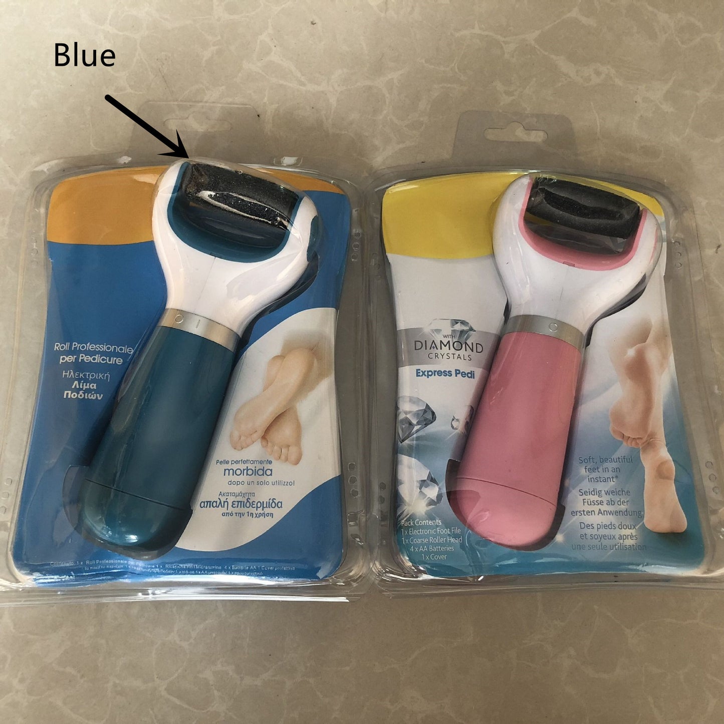 USB battery foot polisher for removing dead skin and calluses