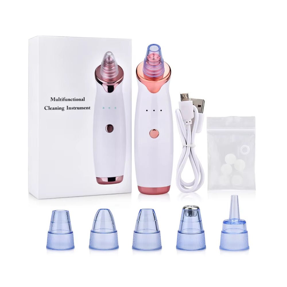 Blackhead Remover Pore Acne Pimple Removal Face T Zone Nose Water Bubble Cleaner Vacuum Suction Facial Diamond Steamer Oil Dirty - WS EMPORIUM