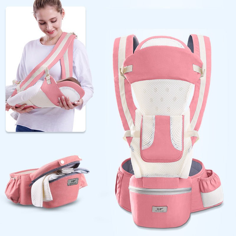 Ergonomic Baby Carrier Infant Baby Hipseat Carrier 3 In 1 Front Facing Ergonomic Kangaroo Baby Wrap Sling - WS EMPORIUM