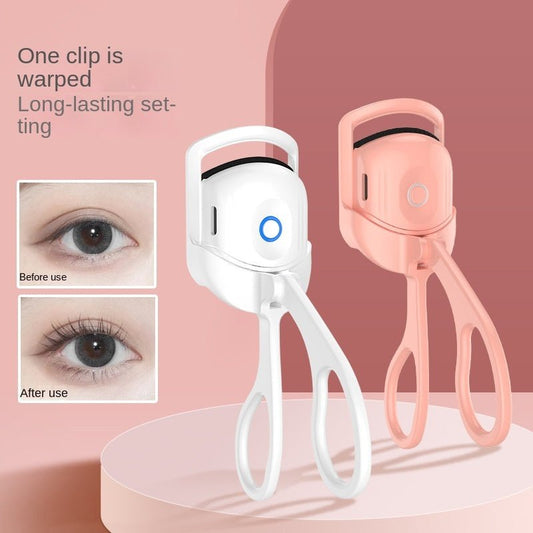 Eyelash Curler Portable Electric Heated Comb Eye Lash Long Lasting Eyelashes Curls Thermal Eyelash Curler Makeup Tools Heated Eyelash Curlers,Rechargeable Electric Eyelash Curler,Handheld Eyelash Heat - WS EMPORIUM