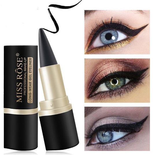 Waterproof Black Eyeliner Liquid Eye Liner Pen Pencil Gel Beauty Makeup Cosmetic Eyelashes Waterproof Eye Liner Makeup Tool - WS EMPORIUM