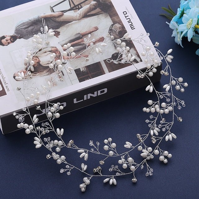 Wedding Hair Accessories Crystal Pearl Hair Accessories - WS EMPORIUM